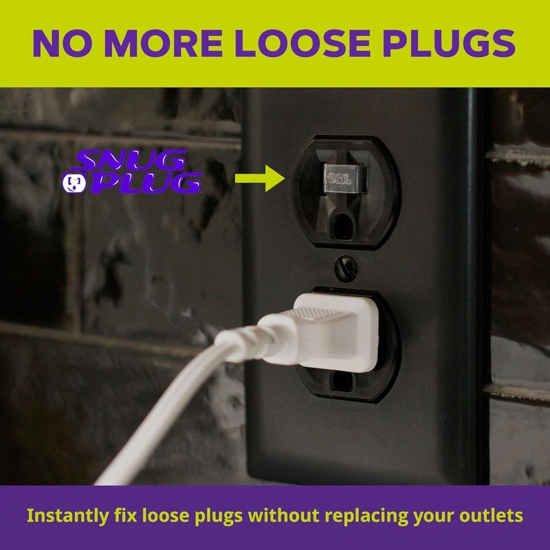 Loose Outlet Plug Fix for Secure Connection - 10-Pack Glow in the Dark Inserts gallery