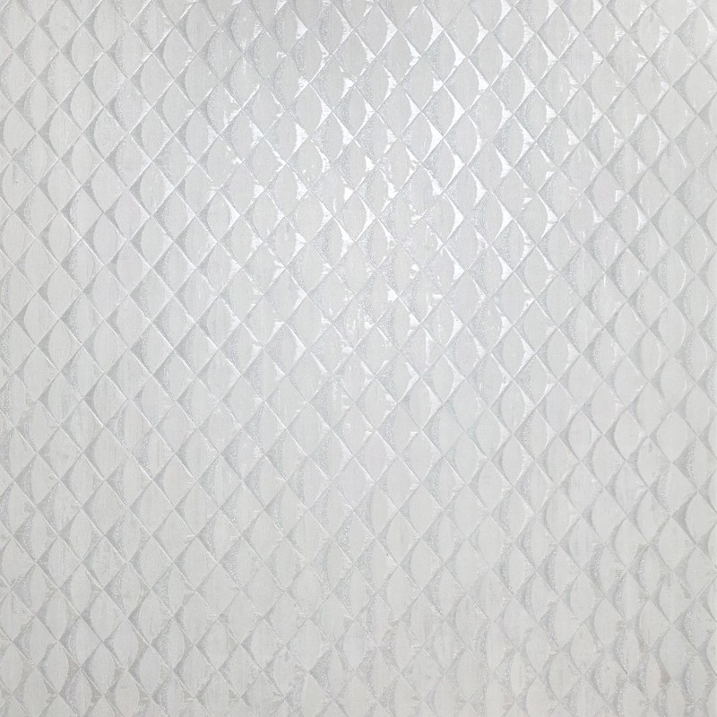 Light Gray beige white silver glitter faux fabric diamond textured Wallpaper 3D gallery