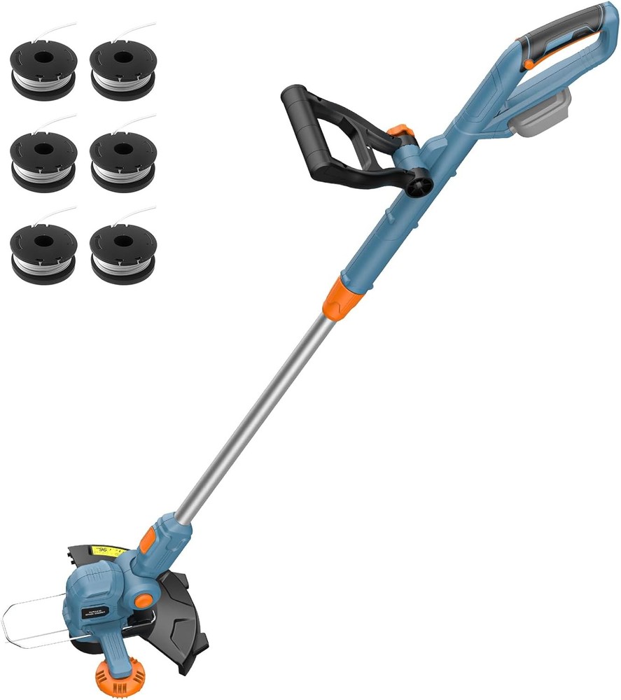 12" Cordless 2-in-1 String Trimmer Compatible with Makita 18V Battery(Tool Only)