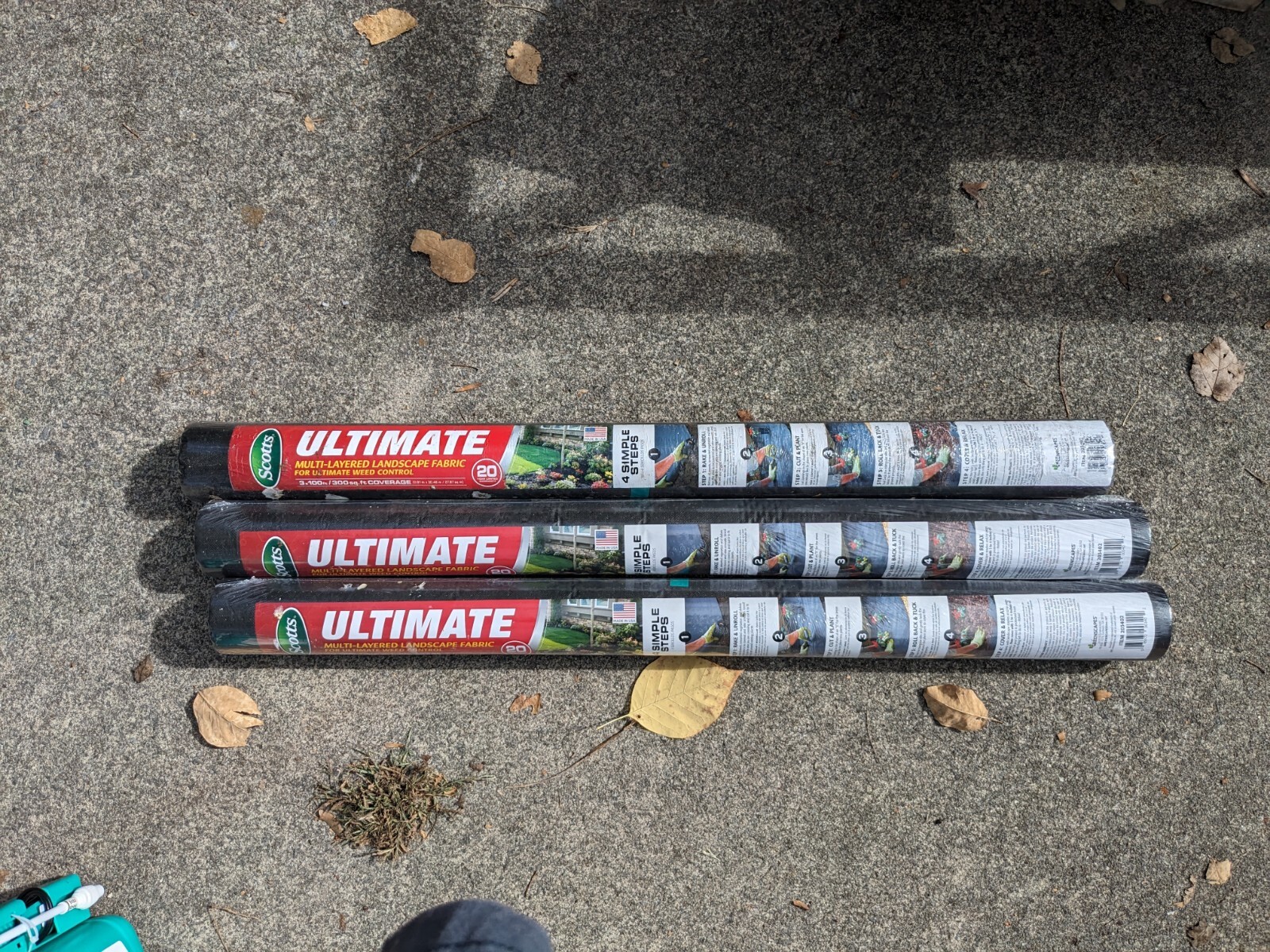 NEW Scott's Ultimate Multi-Layered Landscape Fabric -20 year Warranty -300sqft gallery
