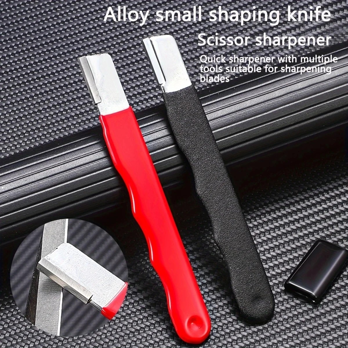 2Pcs Knife & Scissors Sharpener, Professional Kitchen & Garden Tool Sharpen gallery