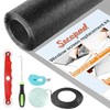 Window Screen Door Repair Kit, 39" x 78" Screen Door Mesh 39in x 78in Black gallery