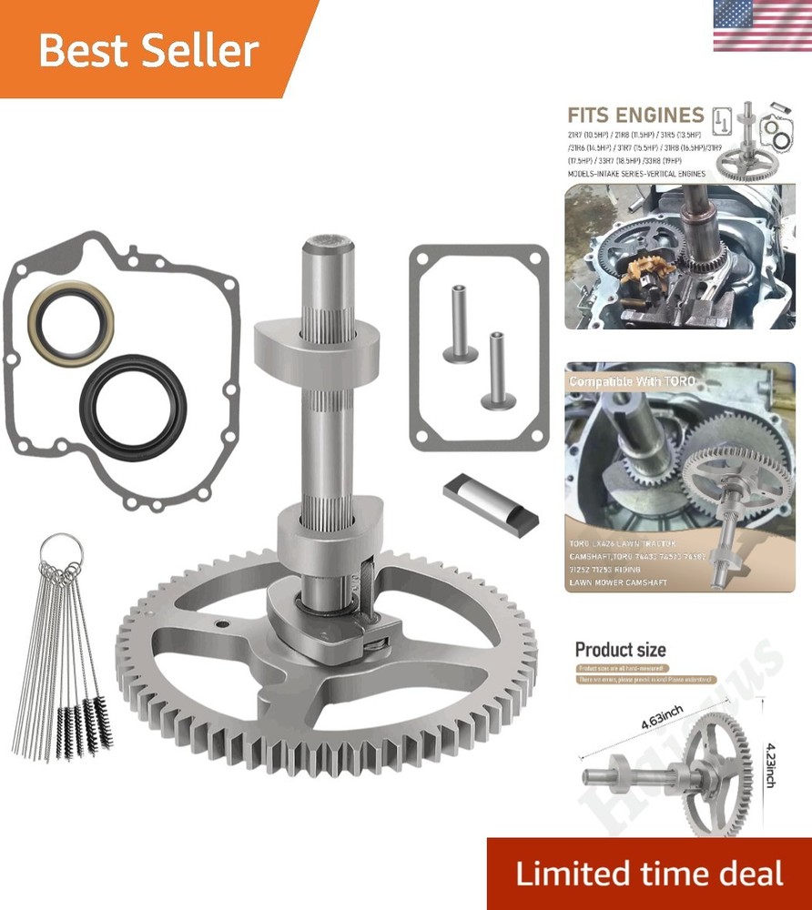 Multi-Compatible Camshaft Kit for B&S Lawn Equipment - Upgrade Your Performance