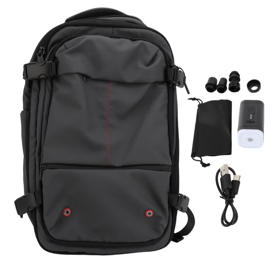 FOSA Vacuum Compression Backpack With Pump, Large – Gray