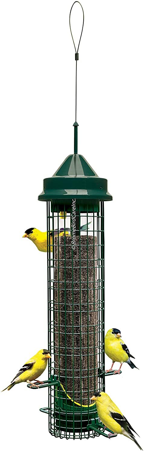 Squirrel Buster Finch Squirrel-proof Bird Feeder w/4 Metal Perches & 8 Feeding P gallery