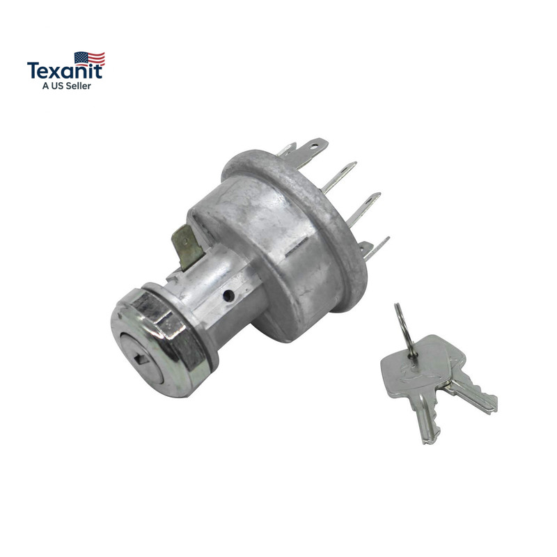 Ignition Key Switch RE45963 50712065 Compatible with John Deere Tractors 5200 52 gallery