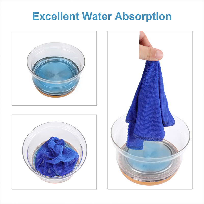 100 Pack Microfiber Cleaning Cloth No-Scratch Rag Car Polishing Detailing Towel gallery