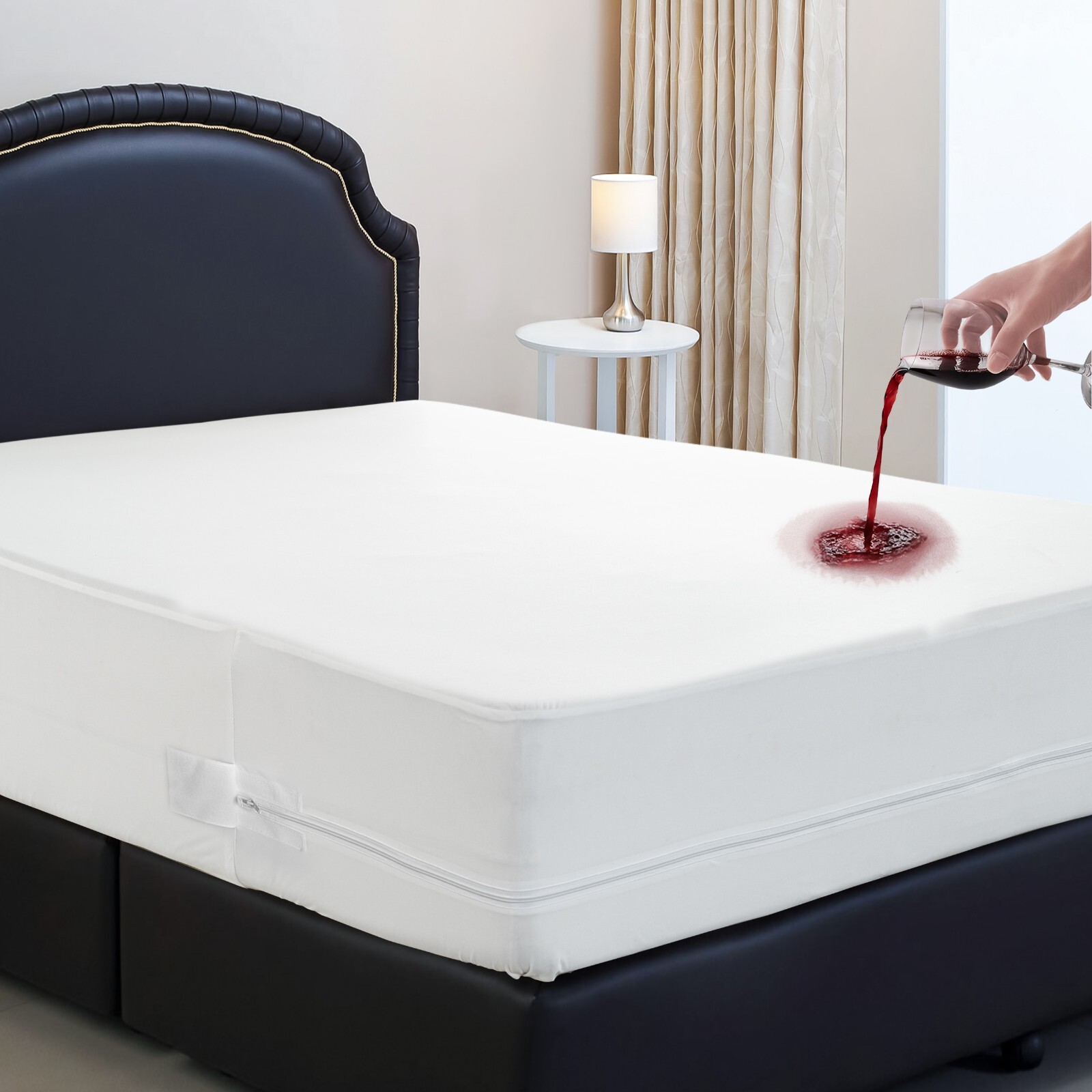 Mattress Encasement Waterproof Protector Zippered Deep Pocket Bed Bug Protector gallery