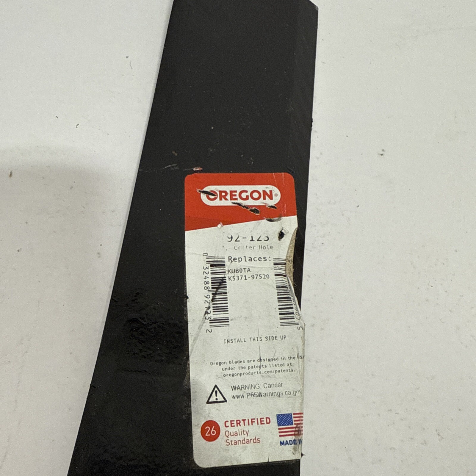 Oregon 92-123 Mower Blade, 20-9/16" Compatible with Kubota K5371-97520 gallery