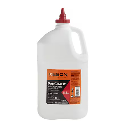Keson Pm105red Marking Chalk, Waterproof, Red, 5 Lb. gallery