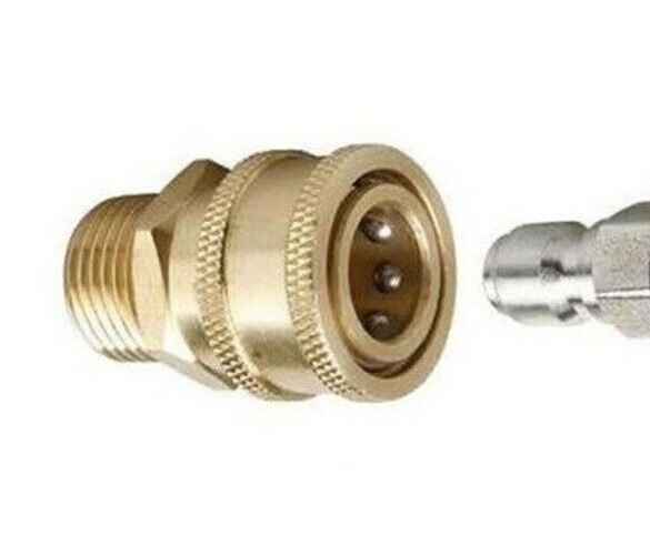 Quick Connect Pressure Washer Adapter M22-14 mm Swivel to 3/8 inch gallery