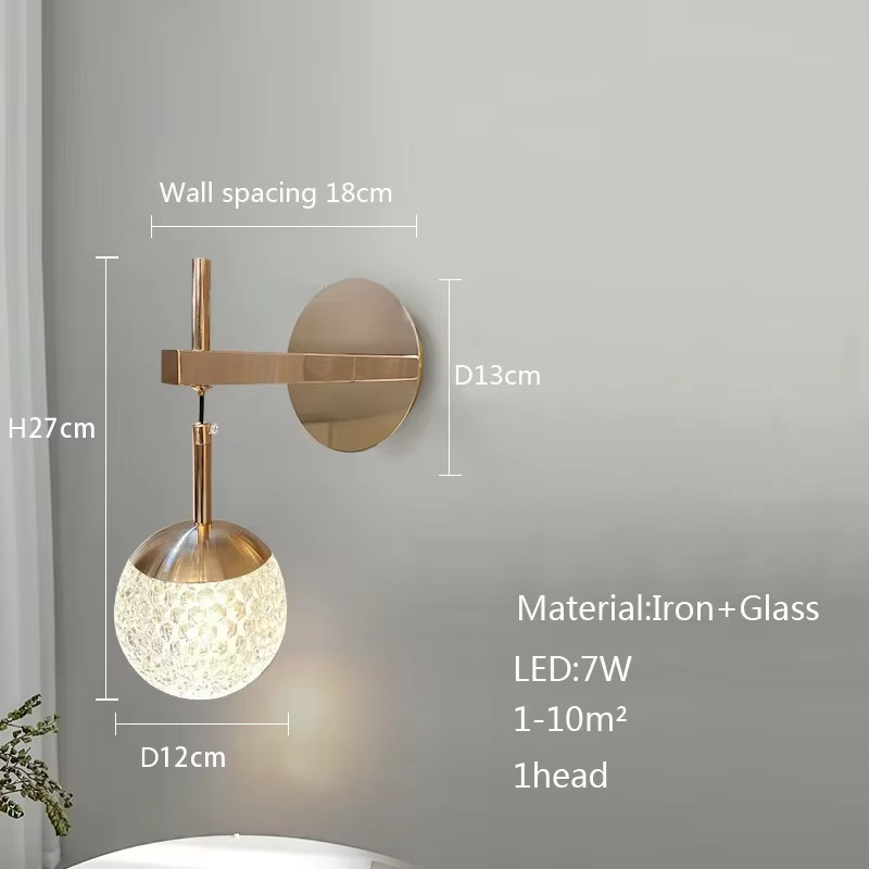 Modern LED Spherical Glass Chandelier Living Room Dining Table Salon Chandelier gallery