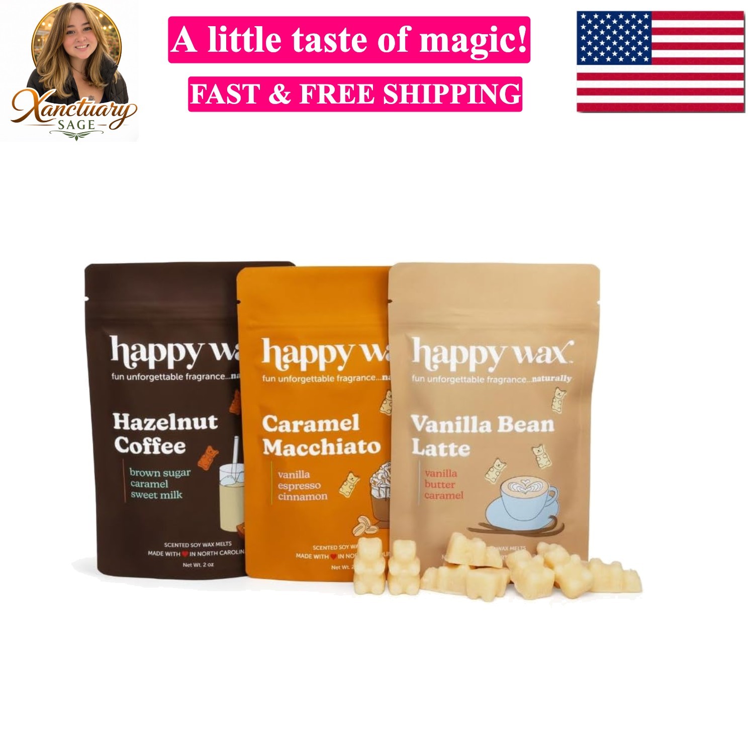 Coffee Mix Collection Scented Natural Soy Wax Melts – 6 Total Oz. of Scented ... gallery