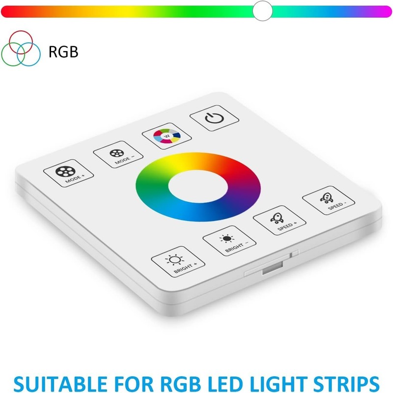 RF Touch Panel RGB LED Controller Kit RGB LED Strip Lights Controller gallery