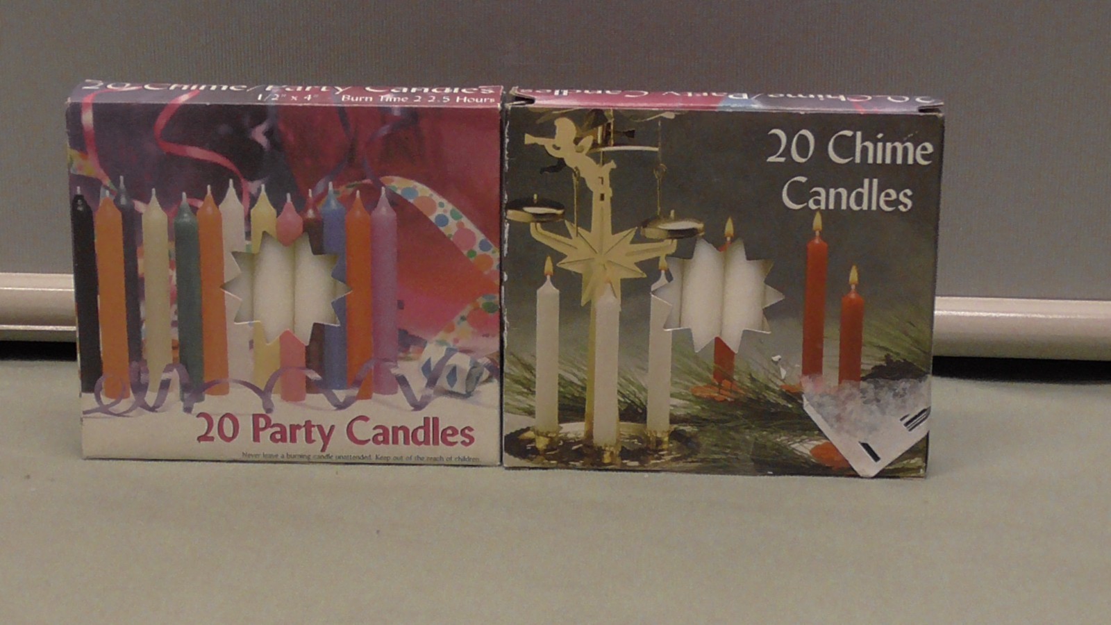 40 pcs Bulk White Christmas Tree Candles for Chime, made in Germany gallery