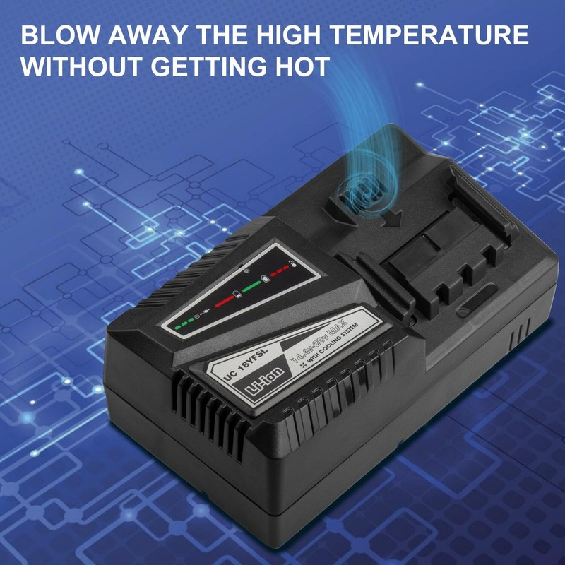 14.4V- 18V For Hitachi Electrical Drill BSL1415 BSL1420 lithium Battery Charger gallery