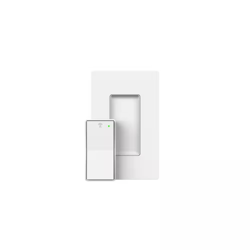 Smart Remote Rocker Switch with Bluetooth, No-Hub Required, Battery Powered, Whi gallery