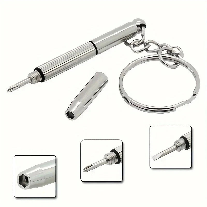 Mini 3-in-1 Glasses Screwdriver Set Spectacle Watch Sunglass Repair Kit gallery