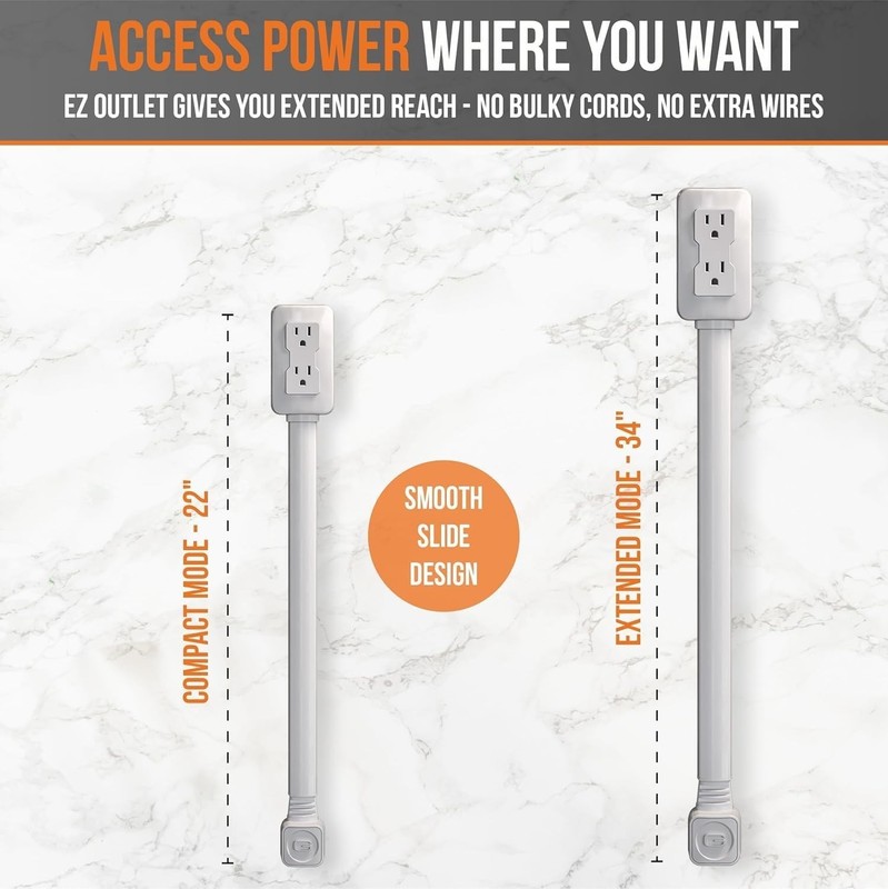Rotating Electrical Outlet Extender, 2 AC Outlets gallery