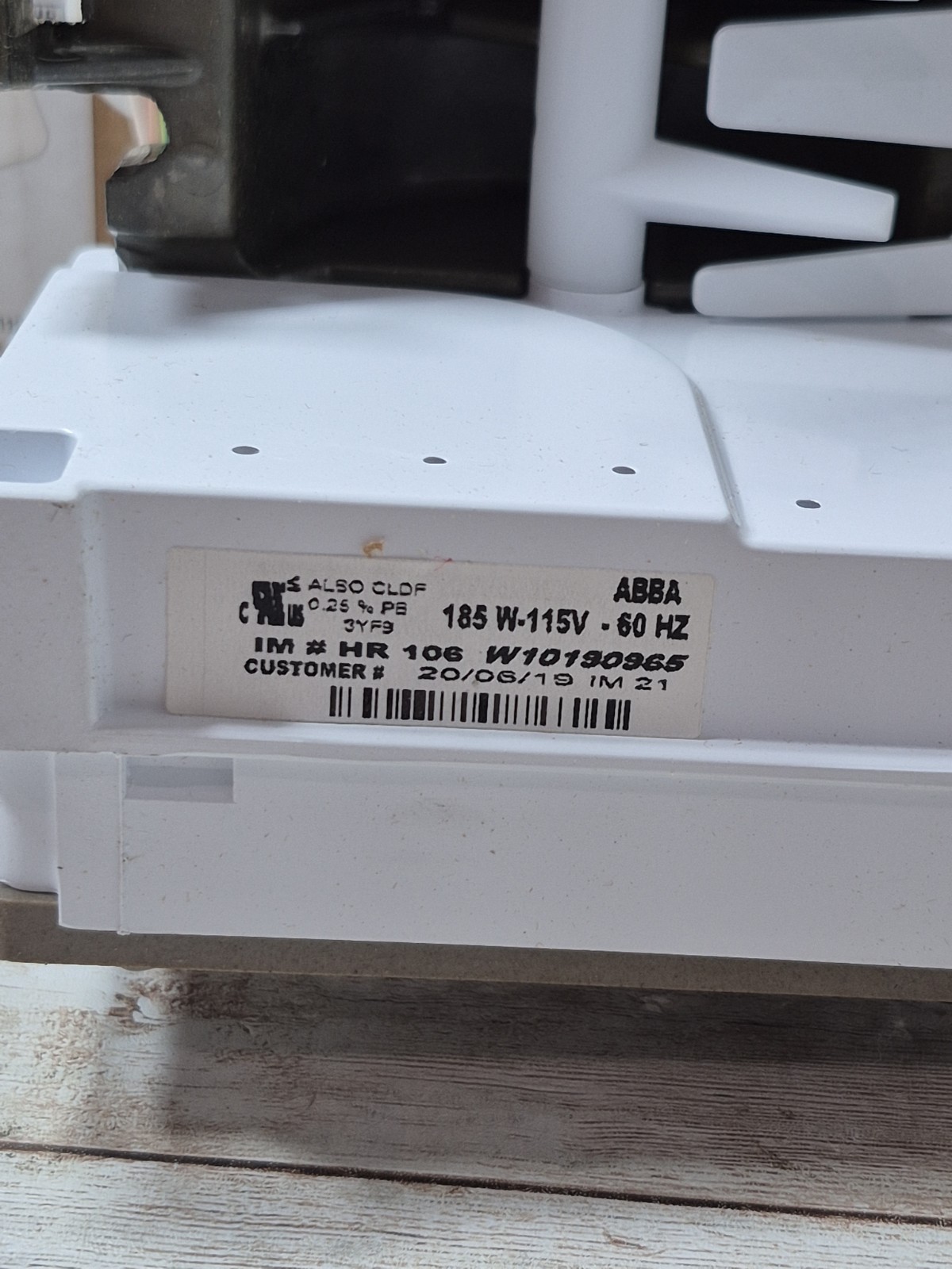 Refrigerator Icemaker Fits Whirlpool Maytag Estate Kenmore # W10190965 gallery