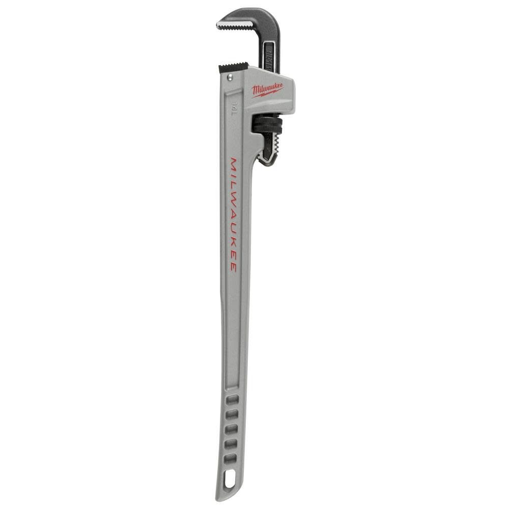Milwaukee 14L Aluminum Pipe Wrench With Powerlength Handle gallery