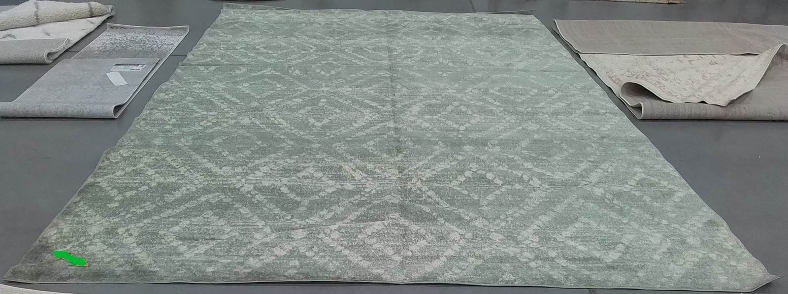 GREEN / IVORY 10'-0" x 14'-0" Stained Rug, Reduced Price 1172793136 ADR131Y-10 gallery