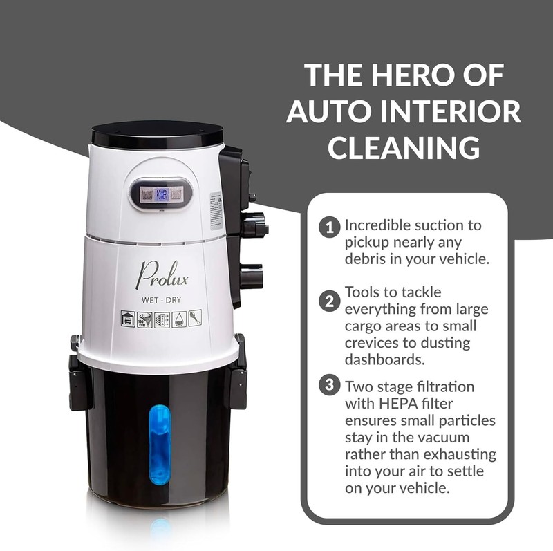 Professional Grade Wall Mountable Wet Dry Garage and Shop Vacuum by Prolux gallery