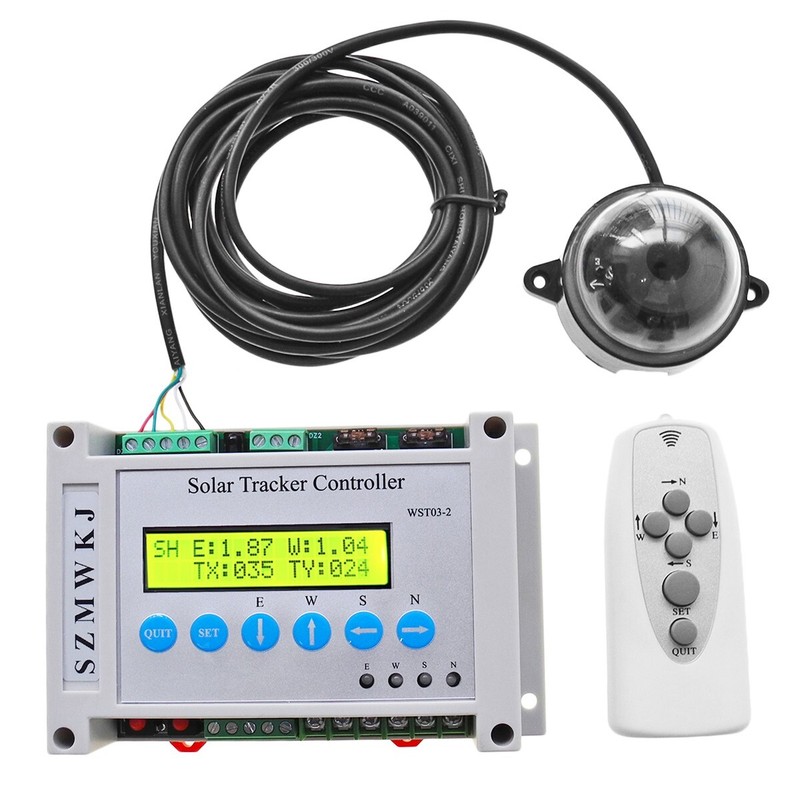 Dual Axis Solar Tracking Tracker Controller for PV Solar Panel System Sun Track gallery