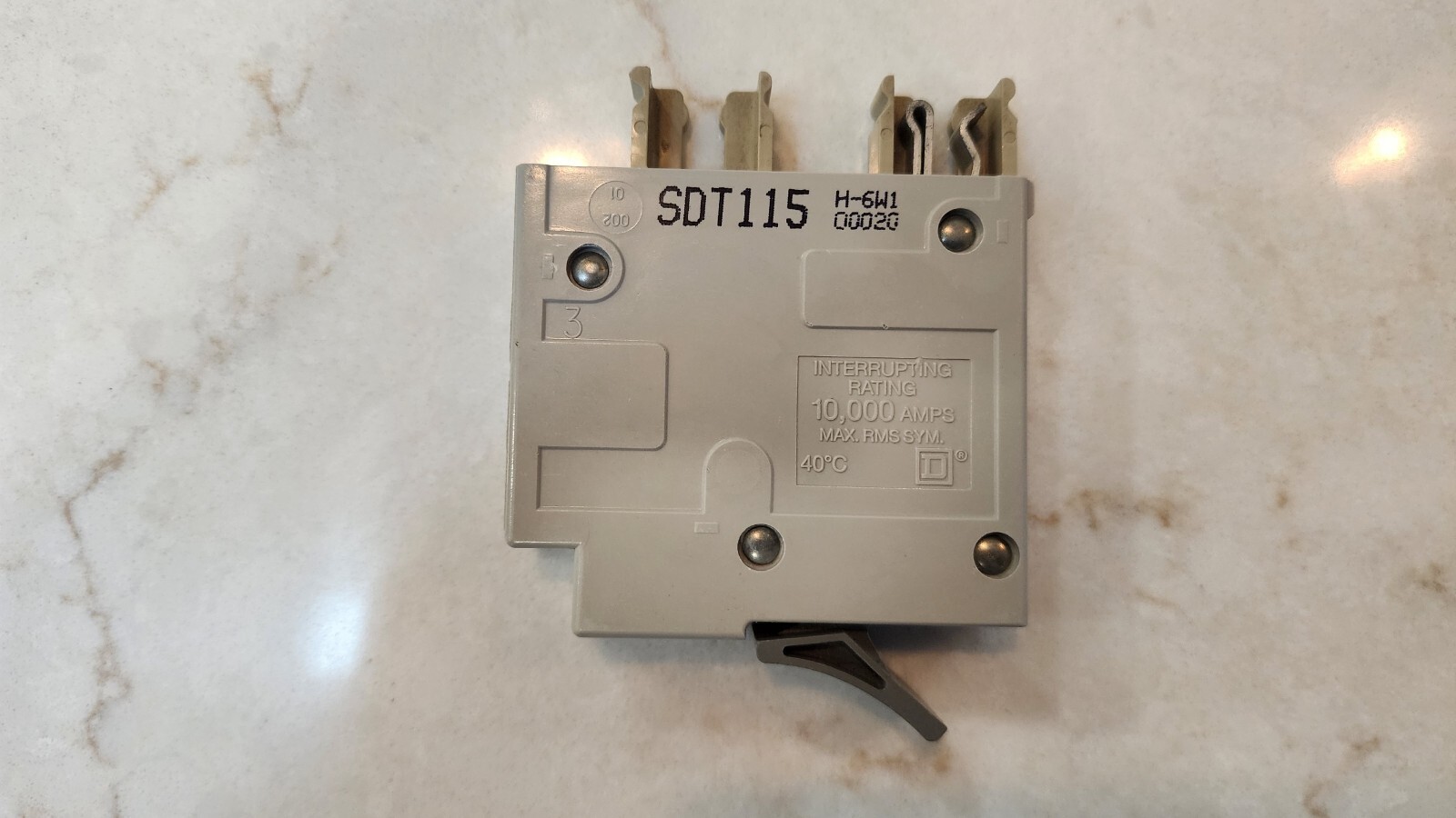 Square D Trilliant SDT115 Plug On Circuit Breaker 15A 1P 120V Type SDT 15 Amp gallery