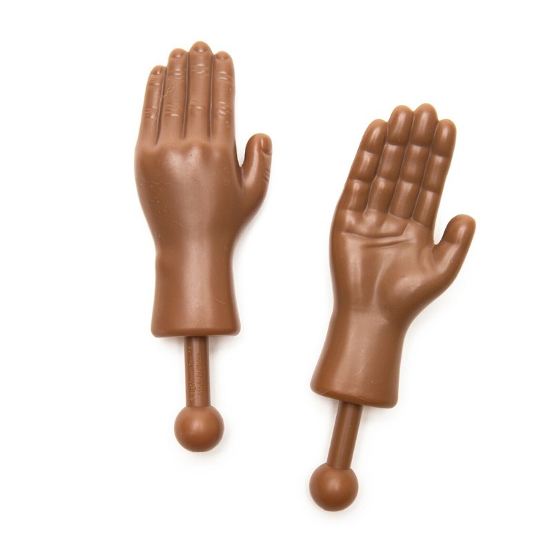 TINY HANDS Dark Skin Tone Trick up Your Sleeves Gag Prank Magic Joke - BigMouth gallery