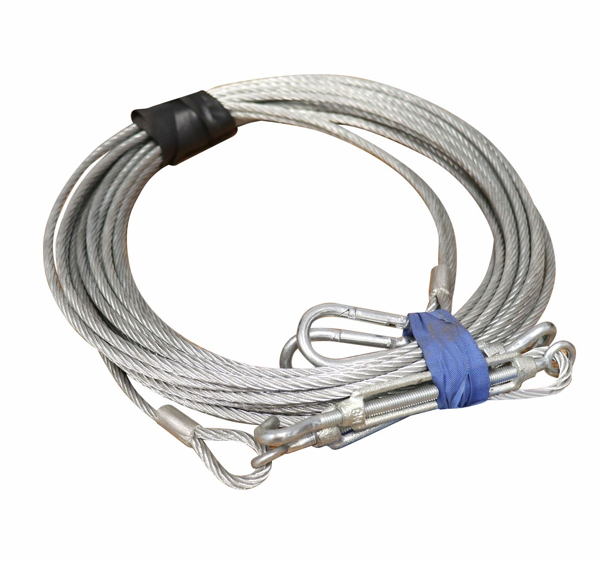 2-Piece Steel Cable Set Reduces Sway for 30FT Wide West Coast Frame Party Tents gallery