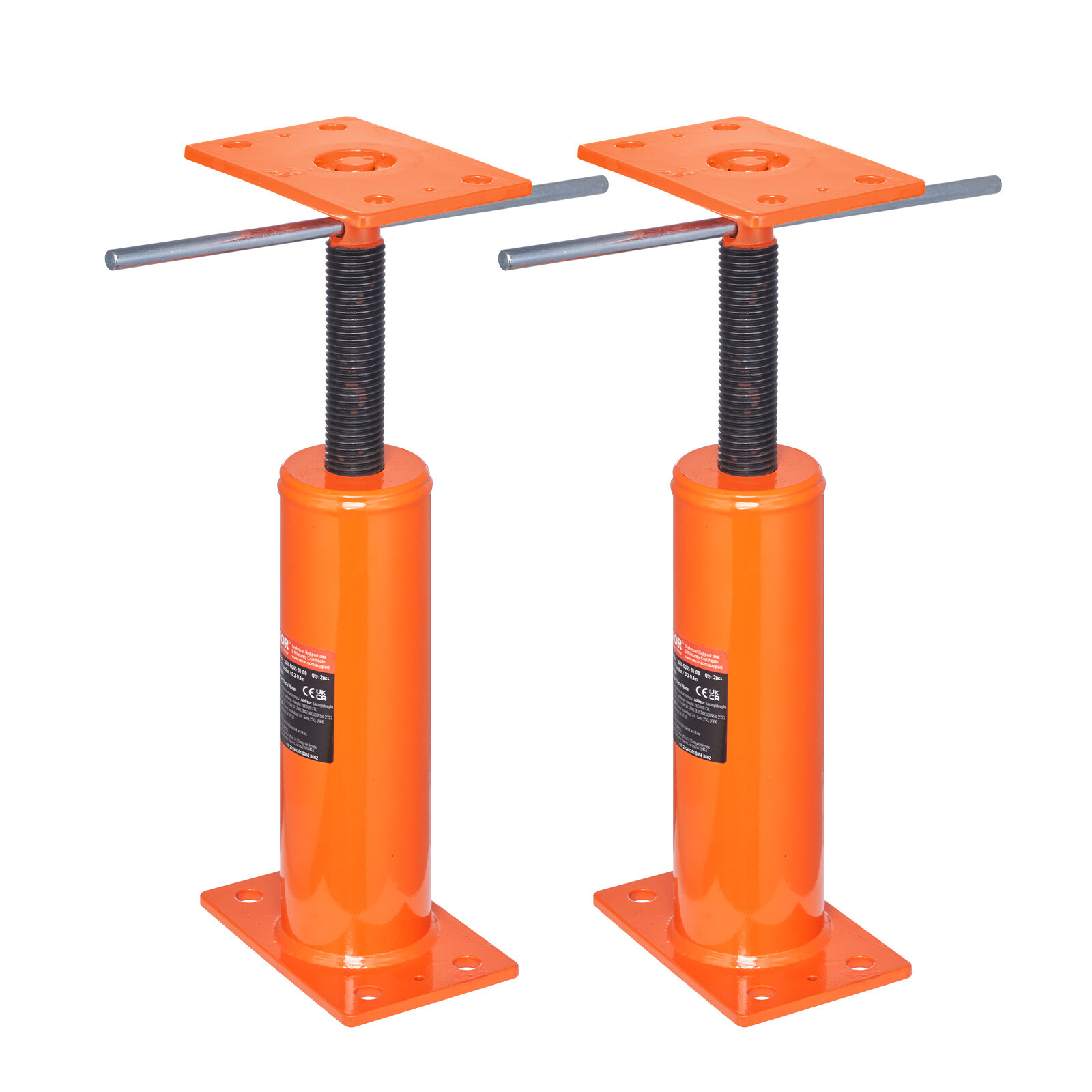 VEVOR 2PCS Adjustable Floor Jack Post House Floor Leveling Lift 12"-16" Height gallery