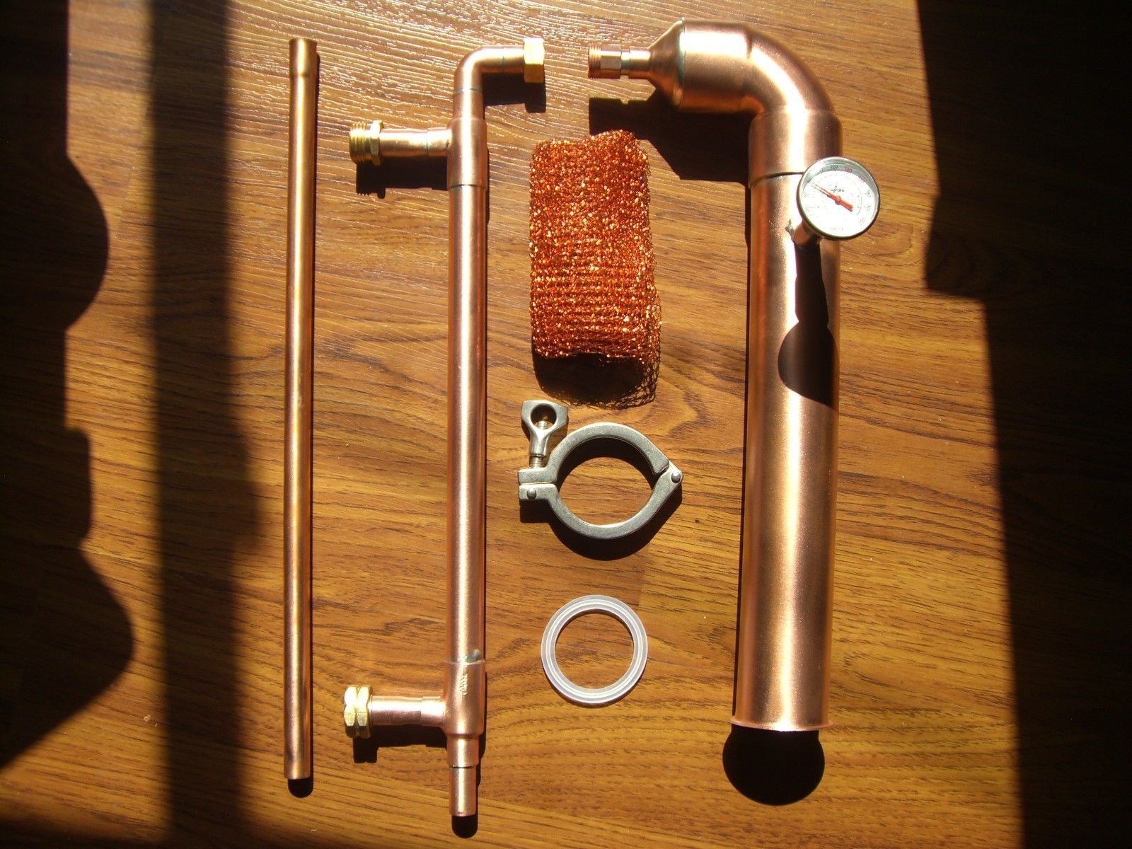 Keg Beer Kit 2" inch Copper Moonshine Still Pot Still Distillation Column gallery