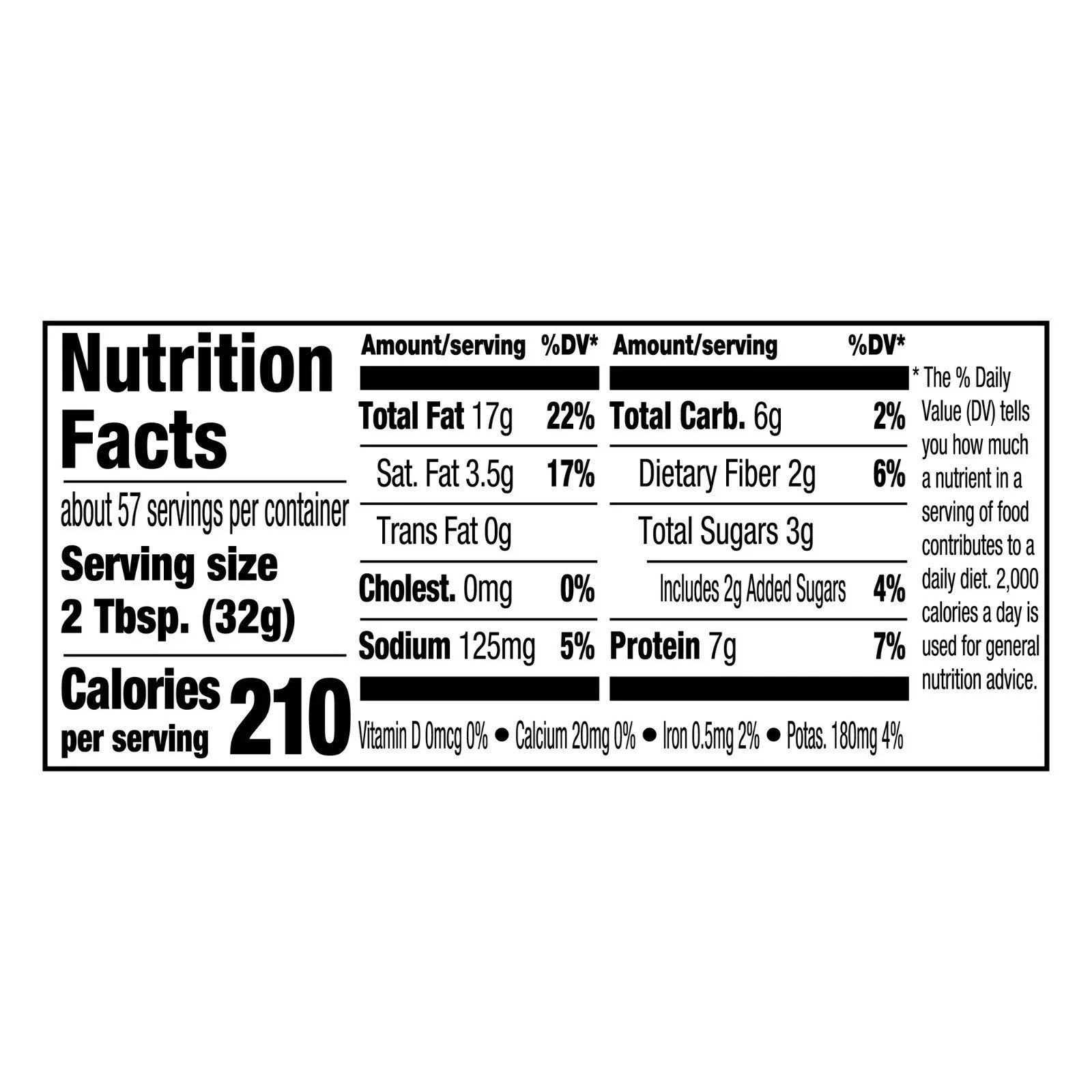 Great Value Creamy Peanut Butter, Spread, 64 oz gallery