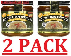 2 PACK- Better Than Bouillon Vegetarian No Chicken Base 8 oz (16 oz)