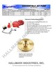 Convertible Deep Well Jet Pump, 1/2HP, 115/230V, max 49' cast iron, Hallmark Ind gallery