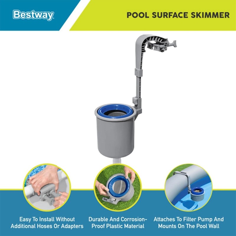 Flowclear Automatic Pool Skimmer Above Ground Pools 530 GPH Pump Compatible gallery