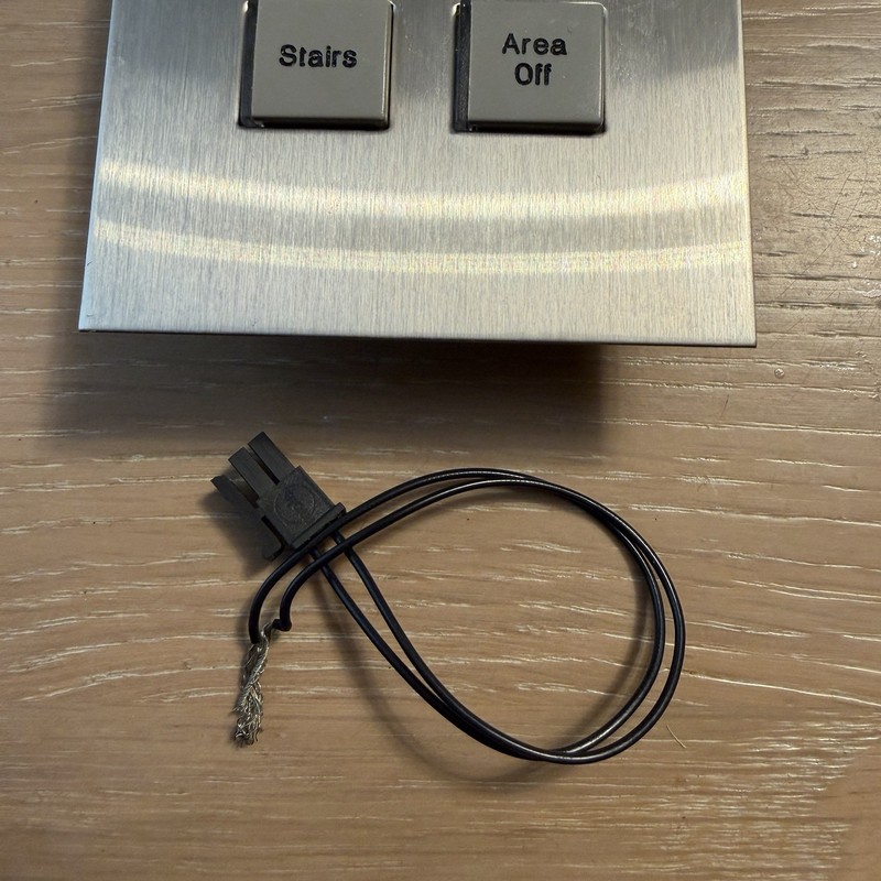 Vantage Light Control 8-Button Keypad Square Touch Nickel Trim Faceplate Panel gallery