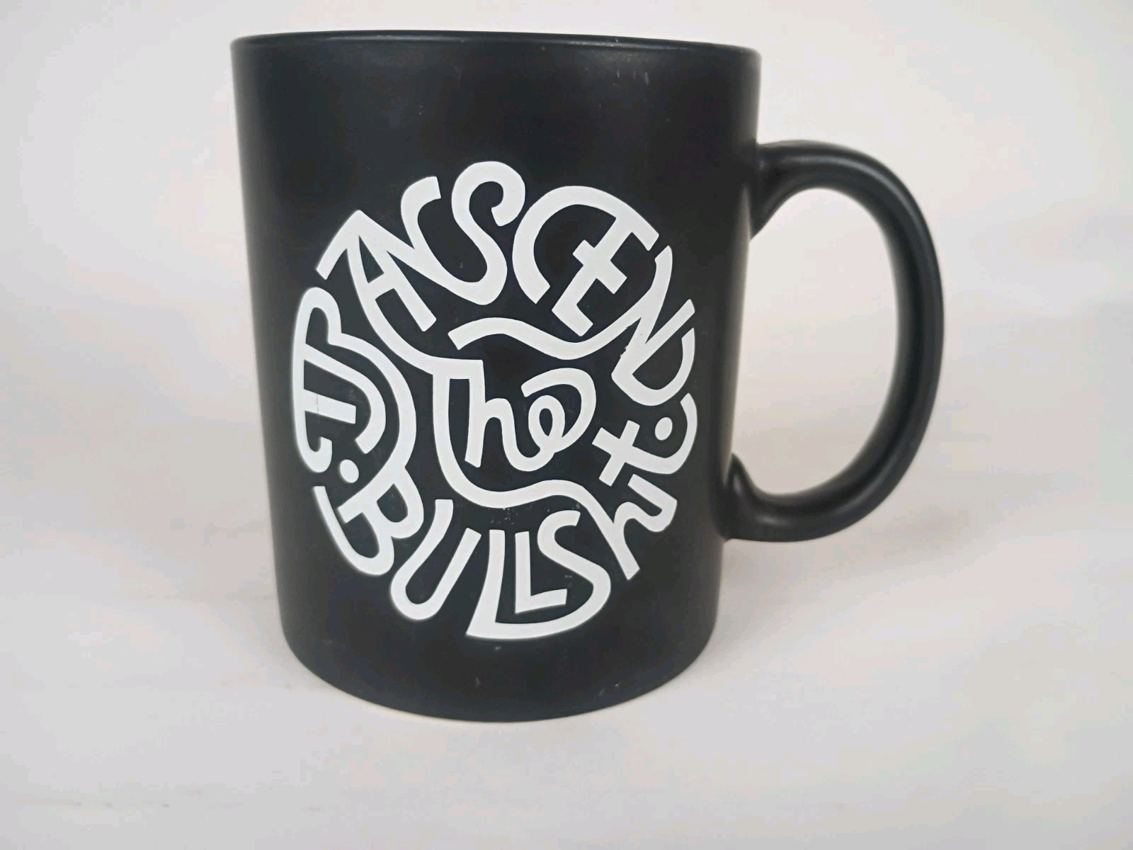 Transcend the Bullshit Atticus Mug Harold Balazs Design Rare, Spokane WA. gallery