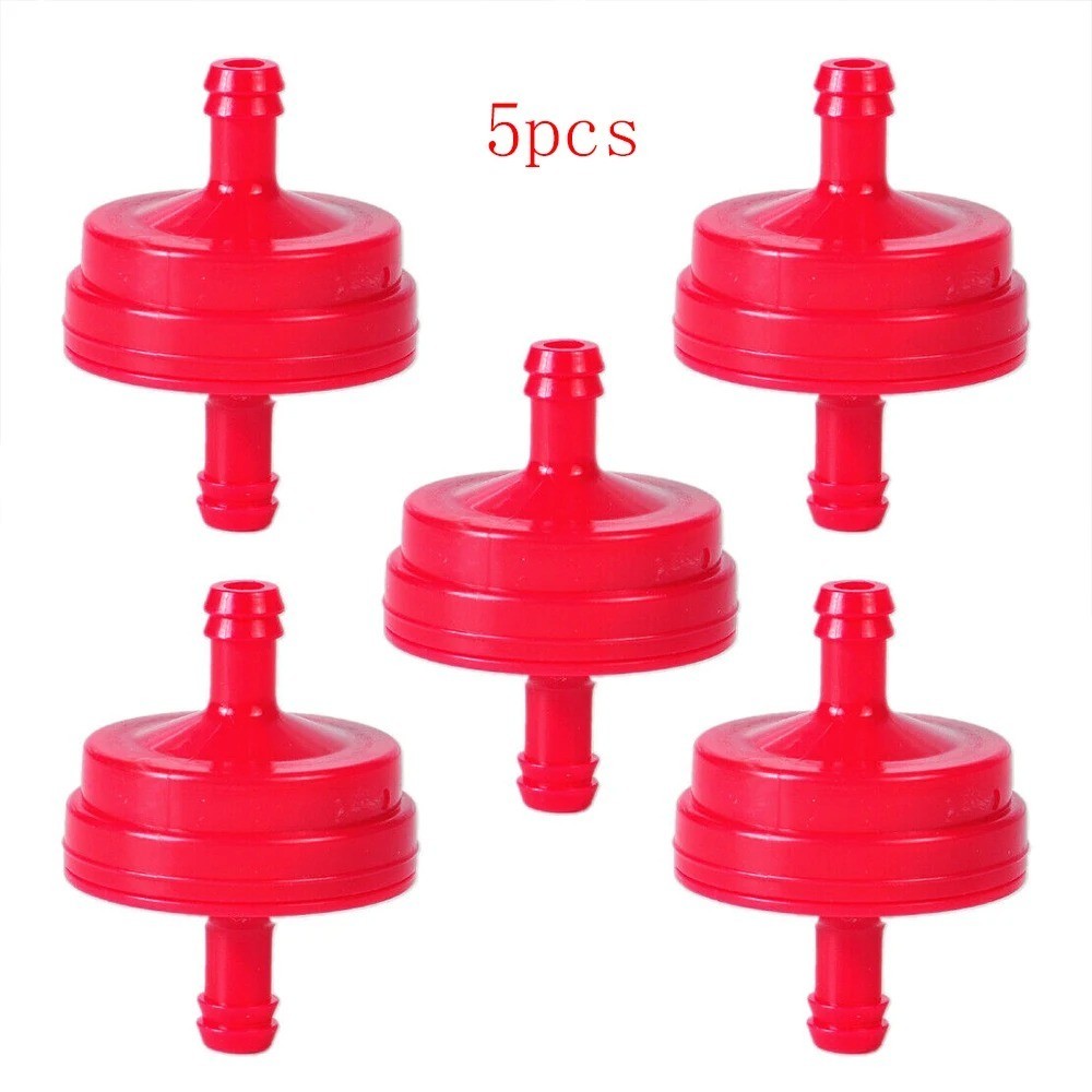 5 Pack 1/4 Inch Inline Gas Fuel Filters Lawn Mower Small Engine Replacement USA gallery
