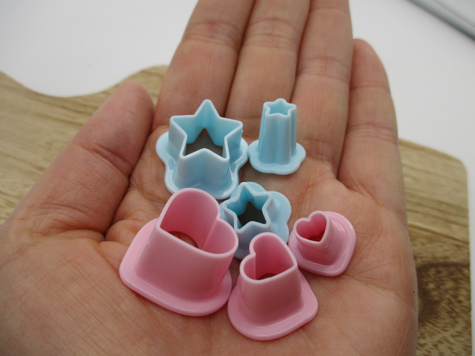 2023 new vegetable Food cutter Heart Star 6pcs 15mm 10mm 6mm gallery