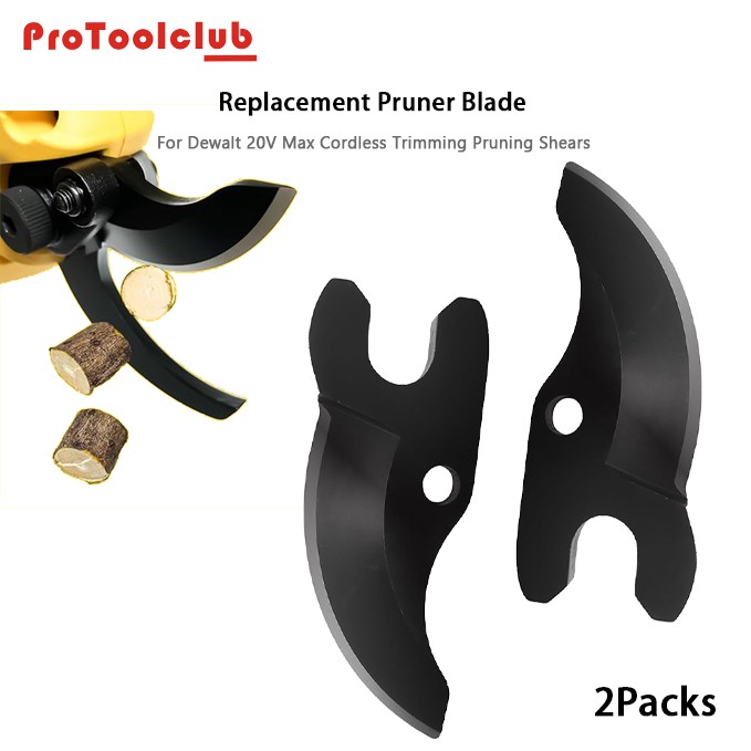 2PCS Replacement Pruner Blades For Dewalt 20V MAX Cordless DCPR320B DCPR320D1 gallery