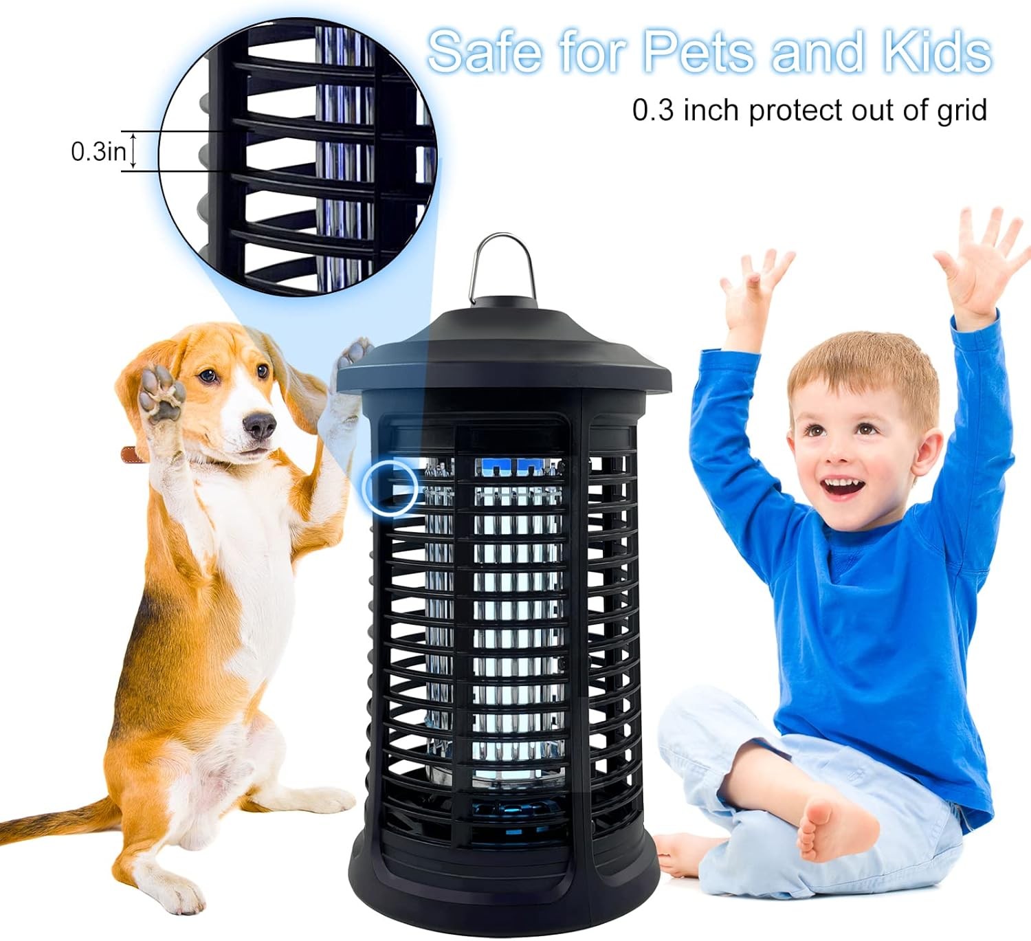 Electric Bug Zapper Indoor/Outdoor 4200V High Powered Mosquito Zappers Killer gallery