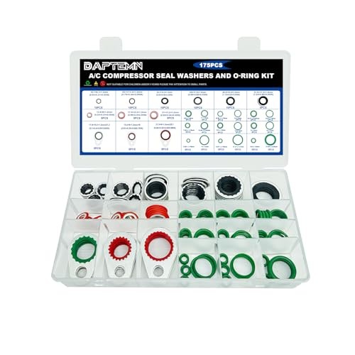175 PCS A/C Compressor System Seal Washers Kit, 12 Size 175PCS A/C Seal Washers gallery