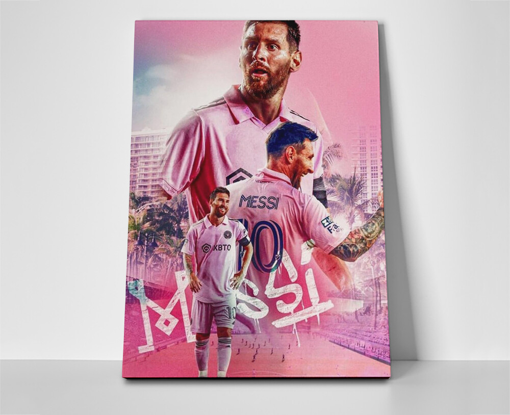 Lionel Messi Miami Poster or Canvas gallery