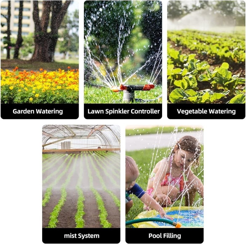 Water Timer Garden Irrigation Controller No Water Pressure Needed Blue Plasti... gallery