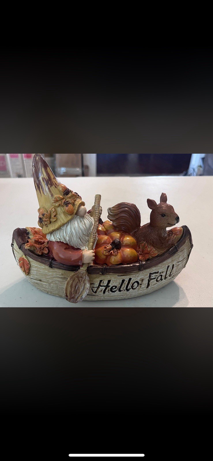 Koppers home Hello Fall Gnome In A Canoe gallery