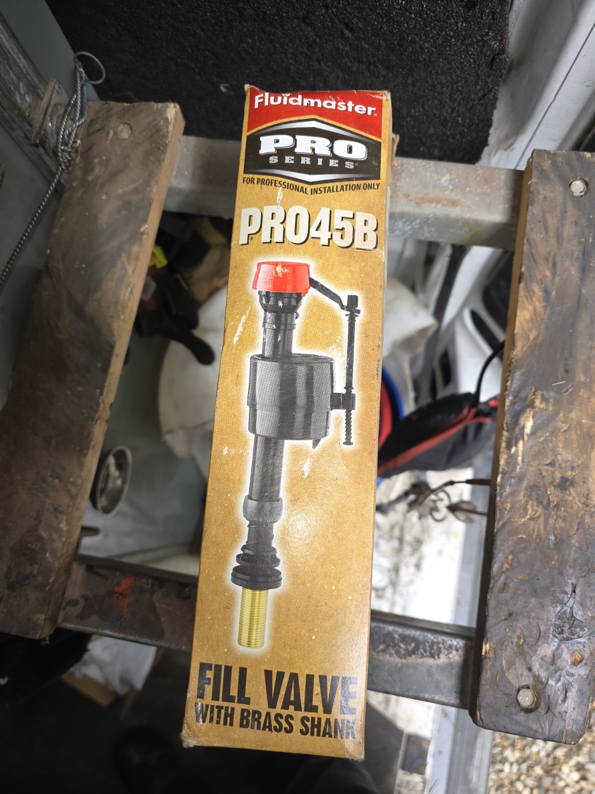 Fluidmaster PRO45B Toilet Fill Valve Brass Shank Adjustable 9"-14" gallery