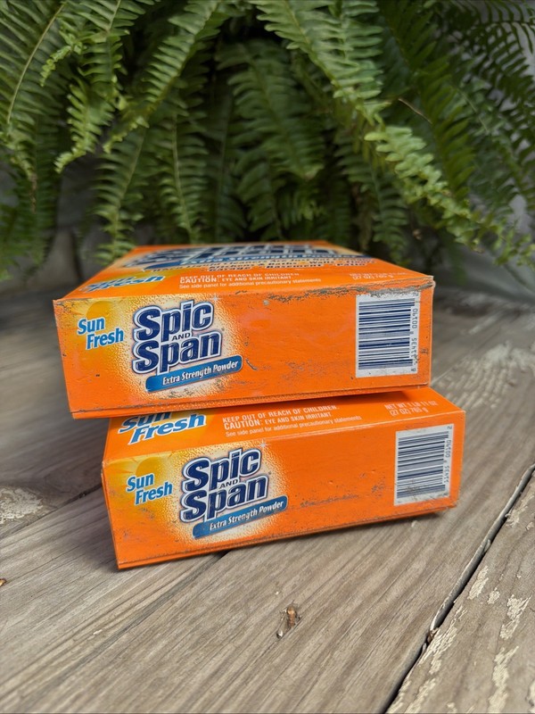 2 Spic and Span Extra Strength Powder Sun Fresh 27 OZ 1lb 11 oz NOS Discontinued gallery