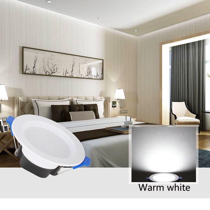 10-60Pack Dimmable 5W Downlight LED Recessed Panel Light Ceiling Light AC85-265V gallery